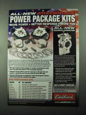#ad 2004 Edelbrock Power Package Kits Ad $19.99