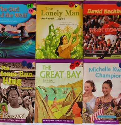 #ad Lot of 20 Houghton Mifflin Biography Readers L P 3rd 4th Grades $15.99