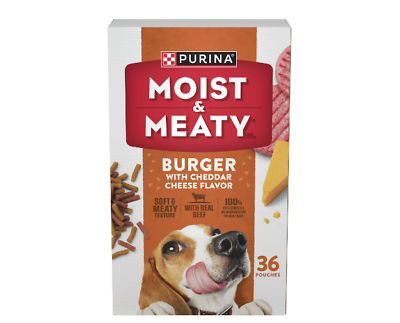#ad Purina Moist and Meaty Burger With Cheddar Cheese Flavor Dry Soft Dog Food $19.50
