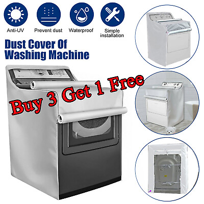 #ad Washing Machine Top Dust Cover Laundry Washer Dryer Protect Waterproof Dustproof $18.99