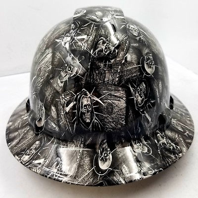 #ad #ad FULL BRIM Hard Hat custom hydro dipped DEADLY DOLLARS CRYPTO CURRENCY NEW $49.99