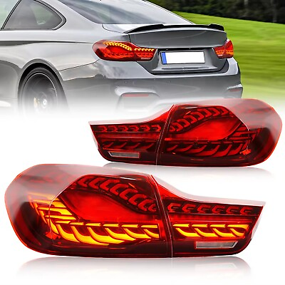 #ad Red Start UP Animation LED Tail Lights For BMW M4 F32 F33 F36 F82 83 2014 2020 $450.00