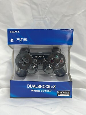 #ad For Sony PS3 Black Wireless Controller OEM DualShock PlayStation 3 Black New $19.95