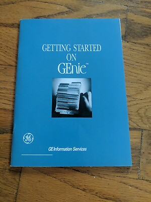 #ad Getting Started On GEnie. GE information services $9.99