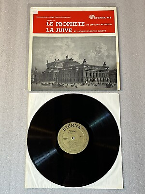 #ad Meyerbeer Le Prophete Halevy La Juive Highlights Eterna 748 Mono LP Slezak $6.65