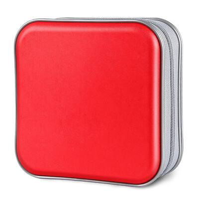 #ad 32 Disc CD Case Red Organizer DVD VCD Carry Portable Holder Storage Bag Album US $6.19