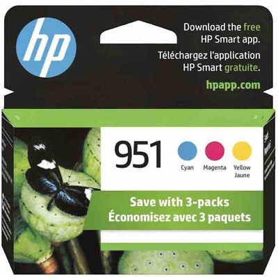 #ad HP 951 Ink Cartridges Cyan Magenta Yellow $49.50