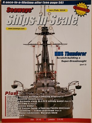 #ad Seaways Ships in Scale Magazine Lot of 6 2014 $17.96