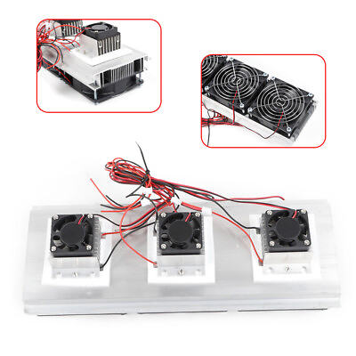 3 Chip Semiconductor Refrigerator Power Cooler DIY Cooler Production 12V US $36.10