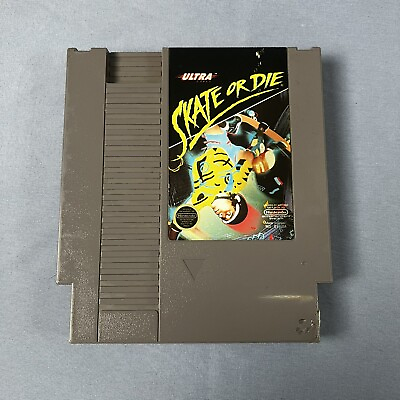 #ad Skate Or Die Nintendo NES CLEAN Cartridge Only $3.88