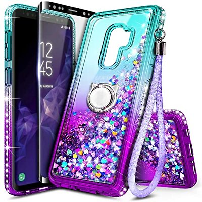 #ad Case for Samsung Galaxy S9 with Screen Protector Maximum Coverage Flexible ... $20.61