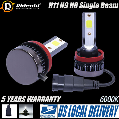 #ad H11 H8 Combo LED Fog Light Bulbs Kit Fog Driving Lamps 6000K White High Power US $10.99