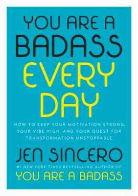 #ad You Are a Badass Every Day Hardcover By Sincero Jen GOOD $4.33