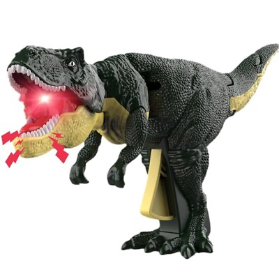 #ad Trigger Funny Dinosaur Toy with Roar Soundamp;Light Effect Kid Novelty Gag Toy Gift $12.99