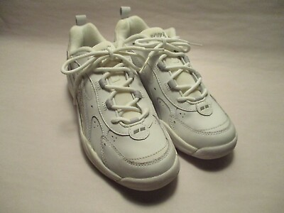 #ad Ryka Renee Walking Womens 8 1 2 Gray White Lace Up Cushion Comfort Sneakers $19.98