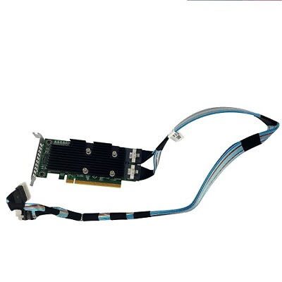 Dell PowerEdge R740xd SSD NVMe PCIe Extender Expansion Card CDC7W W Cable 4JW8N $100.95