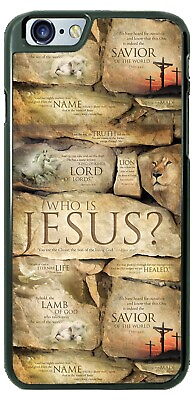 #ad Who is Jesus Christian Design Personalized Phone Case for iPhone Samsung gift $18.98