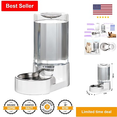 #ad Stainless Steel Pet Waterer Large Capacity Easy to Use amp; Clean 4L $65.99