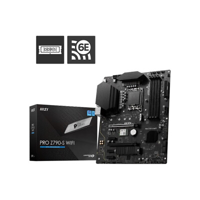 #ad Mainboard MSI Intel Z790 LGA1700 ATX Memory DDR5 Memory slots 4 3xPCI Exp $296.99
