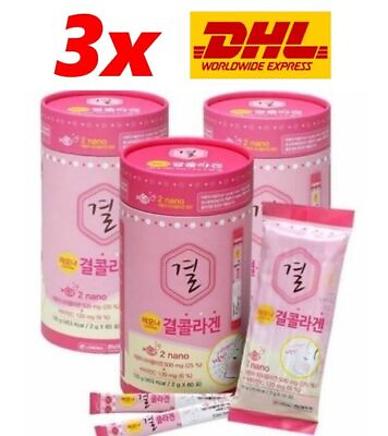 #ad 3x Lemona Korea Collagen Vitamin C Anti Aging Wrinkle Whitening Skin Supplement AU $158.69