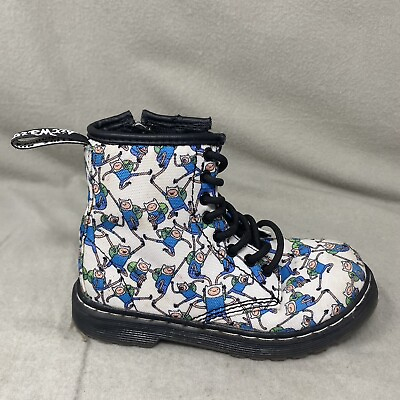 #ad Doc Dr Martens Delaney Brooklee Finn Adventure Time Boots Youth Size 11 Shoes $34.99