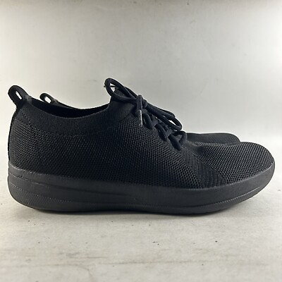 #ad Fitflop F Sporty Uberknit womens shoes sneakers black size 7 $34.97