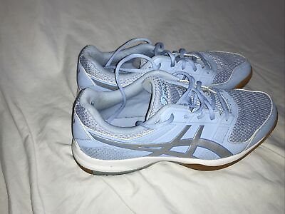 #ad Asics B756Y Gel Rocket 8 Blue Mesh Lace Up Volleyball Sneakers shoes Women#x27;s 9.5 $20.00