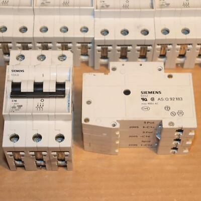 #ad One Siemens 5SX23 C16 Circuit Breaker 3 Pole 16 Amp 5SX23C16 $18.59