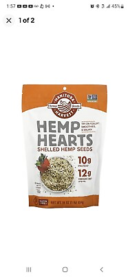#ad Manitoba Harvest Hemp Hearts Raw Shelled Hemp Seeds 1 lb 454 g B Corp Kosher $16.99