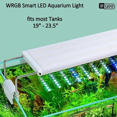 #ad Aquarium Fish Tank LED Light Blue amp; White 19 Inch to 23 inch $16.99