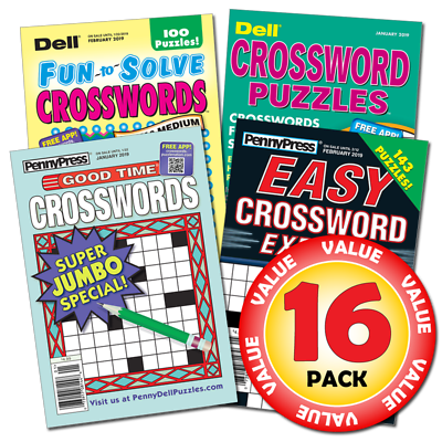 #ad Penny Dell Favorite Crossword 16 pack $25.95