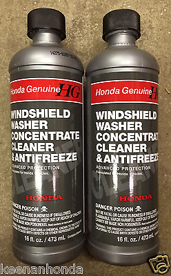 #ad Genuine OEM Honda Windshield Washer Concentrate Cleaner amp; Antifreeze Fluid 2 Pk $12.95