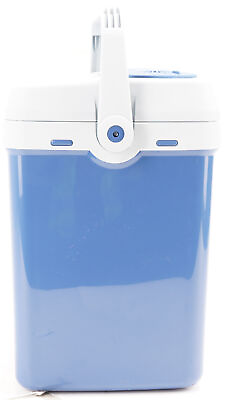 #ad Lifestyle 27 Quart Electric Cooler Warmer with Dual AC and DC Power Cords Blue $70.00