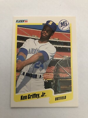 #ad 1990 Fleer Ken Griffey Jr. Seattle Mariners #513 NM MT Or better $3.99