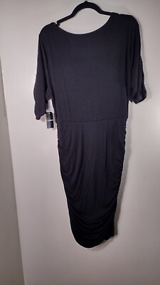 #ad TORRID Women#x27;s Size 14 16 1 1X Mini Super Soft Knits Elbow Sleeve Bodycon Dress $35.00