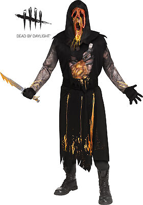 #ad Scorched Ghost Face Adult Mens Costume One Size NEW Dead by Daylight $45.32