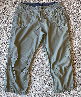 #ad Kuhl Dry Womens Capri Hiking Pants Size 14 sqge Cotton Nylon $18.00