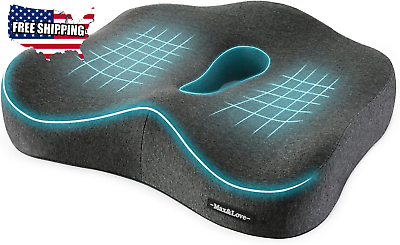 #ad Memory Foam Seat Chair Cushion for Relieves Back Sciatica Pain Tailbone Pain 💪 $19.99