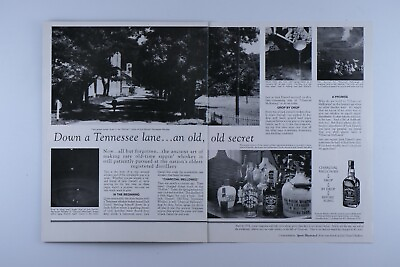 #ad 1994 Jack Daniel#x27;s Down Tennessee Lane Original Print Ad 2 Page 8.5 x 11quot; $4.76
