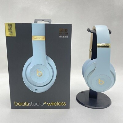 #ad Beats By Dr Dre Studio3 Wireless Headphones Ice Blue Brand New and Sealed $120.79