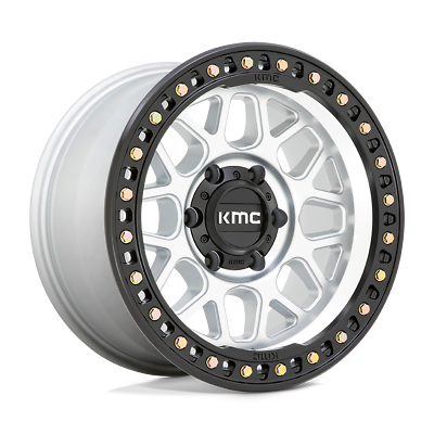 #ad KMC KM549 GRS MACHINED WITH SATIN BLACK LIP 17#x27;#x27; 6X135 18 Wheels Set of Rims $1468.00