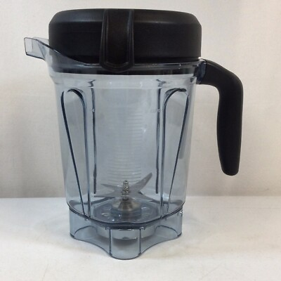 #ad Flylin Black Clear 64 Ounce Transparent Food Blender Container With Blade Lid $79.99