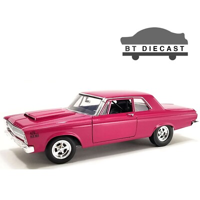 #ad ACME 1965 PLYMOUTH BELVEDERE 426 HEMI 1 18 DIECAST MODEL MOULIN ROUGE A1806510 $139.95
